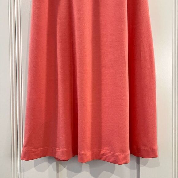 Horny Toad Women’s Large Coral Pink Athletic Mini Tennis Dress Sleeveless Seahor - Picture 4 of 14
